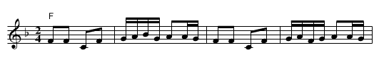 Sarba Batuta - staff notation