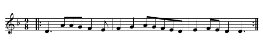 Sari Zeybek - staff notation