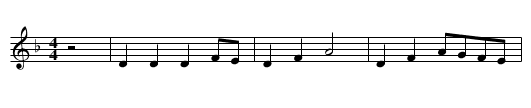 Sarv o Bid - staff notation