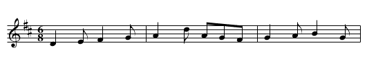 Saturday Morning Jig - staff notation