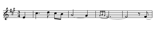 Saturday Night Waltz [2] - staff notation
