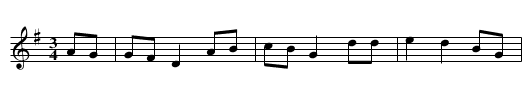 Saucy Sailor - staff notation