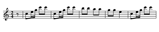 Sauerbrunn-Polka - staff notation