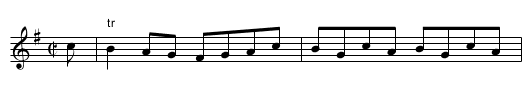Sauny's Delight. Ru1.102 - staff notation