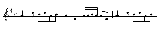 Savage Dance with Variations, The - staff notation