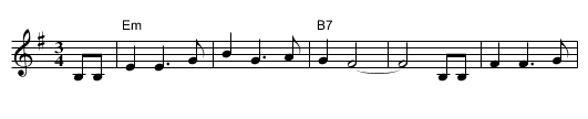 Savonmaan Hilima [waltz] - staff notation