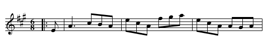 Saw Ye My Wee Thing - staff notation