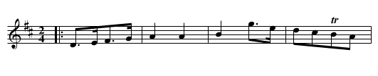 Saw you my Father - staff notation