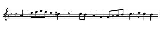 Sawdl y Fuwch - staff notation