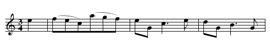 Saxon Waltz. TLY.030 - staff notation