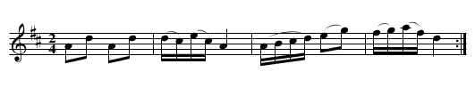 »Säxstäigaren». - staff notation