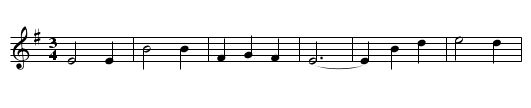 Scarborough Fair - staff notation