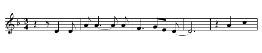 Scarborough Fair - staff notation
