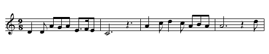 Scarborough Fair - staff notation