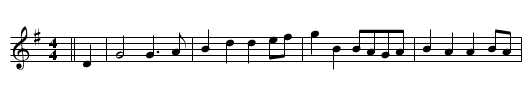 Scarterglen - staff notation