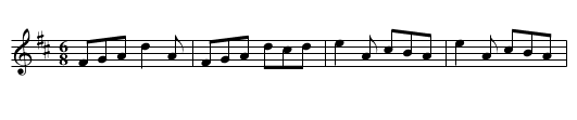 Scattery Island - staff notation