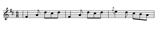 Scattery Island - staff notation
