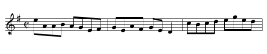 Sceach, An - staff notation