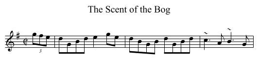 Scent of the Bog, The - staff notation