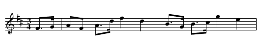 Schaefer's Schottiche - staff notation