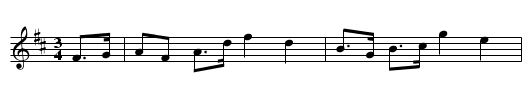 Schaefer's Schottiche - staff notation