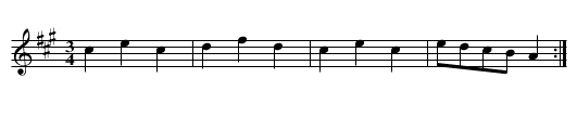 Schiefer - staff notation