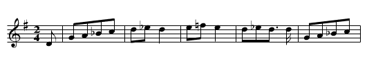 Schifferlied - staff notation