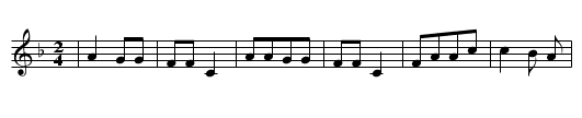 SCHLAF KINDCHEN ALSO WOHL - staff notation