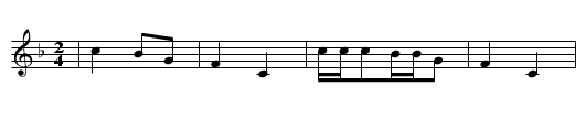 SCHLAF KINDCHEN WOHLE - staff notation