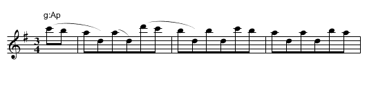 Schleinige Taenze in G, nr. 24 - staff notation
