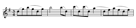 Schleinige Taenze in G,nr. 3 - staff notation