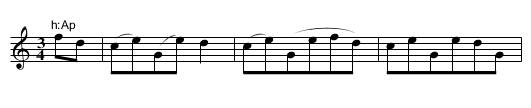 Schleiniger Tanz, in C nr.6 - staff notation