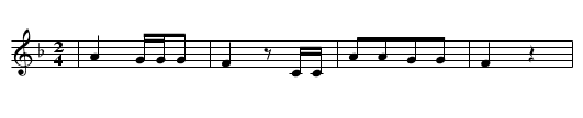 SCHLOAP KINGEKEN SCHLOAP - staff notation