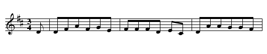 Schloss in Oesterreich - staff notation