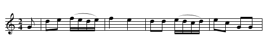 Schmaede-brandt - staff notation