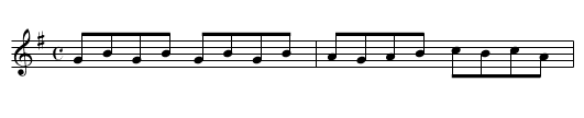 School for Scandal THO4.122, A - staff notation