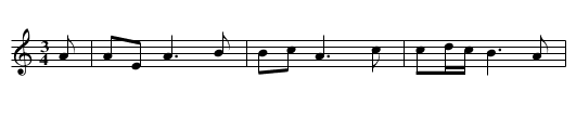 Schoon lief - staff notation