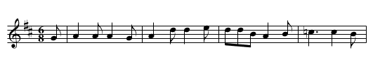 Schooner E.A. Horton, The - staff notation