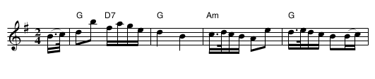 Schottis efter John-Erik Mattsson - staff notation