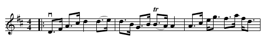 Schottis efter Knaft-Jonke - arr enligt Karin Arén - staff notation