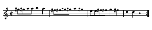 Schottis efter Luringen och Spel-Bengten, #1 - staff notation