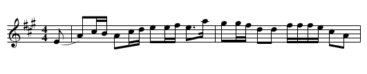 Schottis fr Västergötland - staff notation