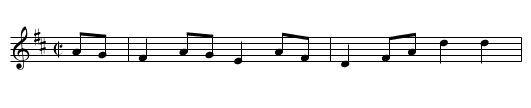 Schottis fr&aring;n Barseb&auml;ck - staff notation