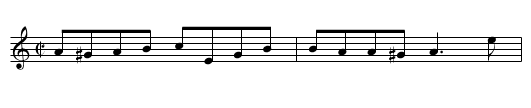 Schottis fr&aring;n V&auml;sterbotten - staff notation