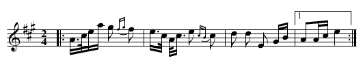 Schottis in A-dur (Trad.) - staff notation