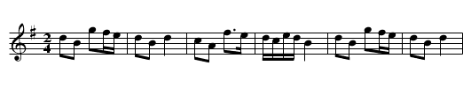 Schottisch á Fleuret - staff notation