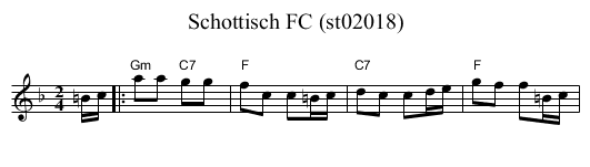 Schottisch FC (st02018) - staff notation