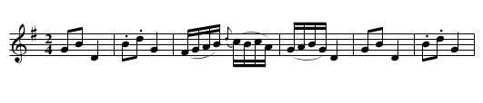 Schottisch Quadrilles No. 2 - staff notation