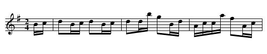 (Schottisch ?) - staff notation