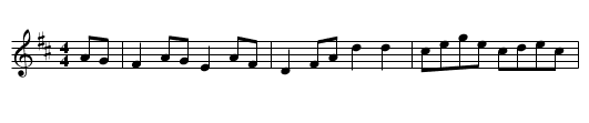 Schottische fr Barseb&auml;ck - staff notation